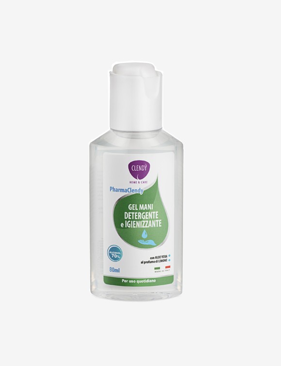 PharmaClendy Gel Mani Detergente e Igienizzante - 80ml
